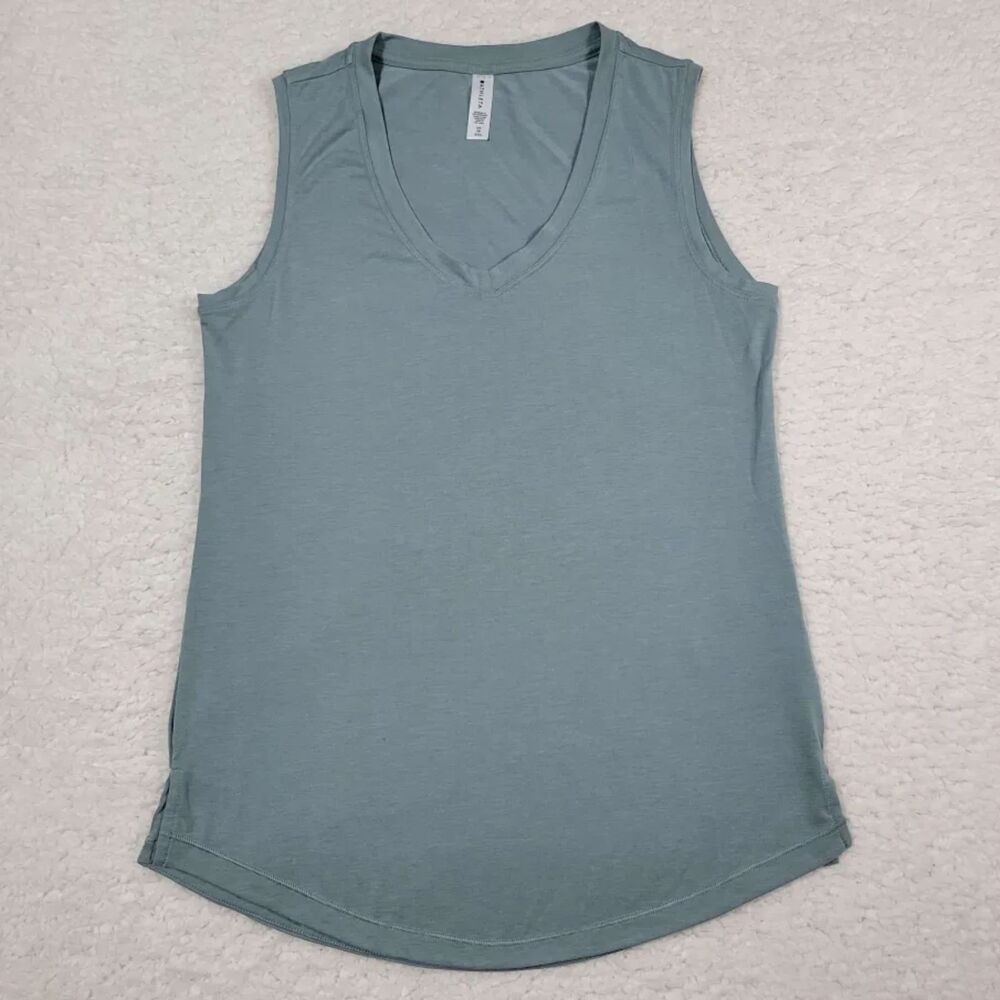 Athleta Women's XS Sage Green Inspire Tank Top Oversized Relaxed Fit
